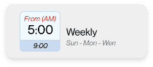 Screenflex - Schedule