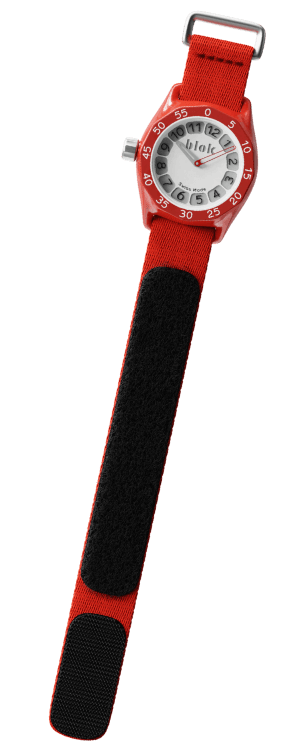red clock